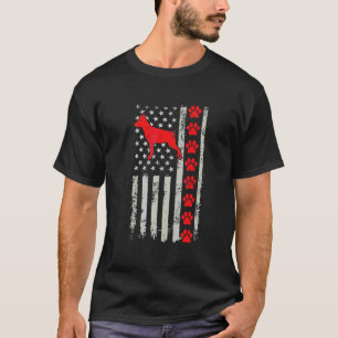 Best Firefighter Zwergpinscher Mom Dad Ever Us Fla T-Shirt
