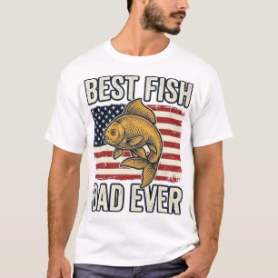 Best Fish Dad Ever Vintage Goldfish Shirt Design_1