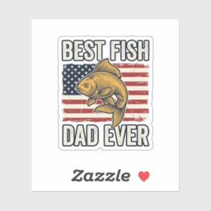 Best Fish Dad Ever Vintage Goldfish Shirt Design_1