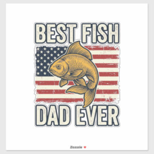 Best Fish Dad Ever Vintage Goldfish Shirt Design_1