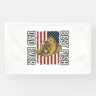 Best Fish Dad Ever Vintage Goldfish Shirt Design_1 Banner