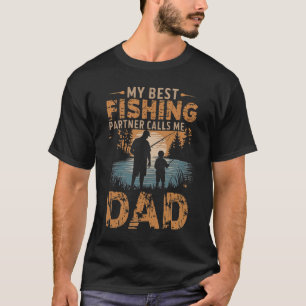 Best Fishing Partner Calls Me Dad - Father and Son T-Shirt