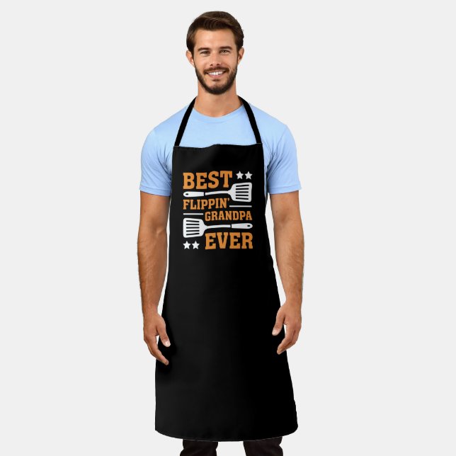Best Flippin’ Grandpa Ever Apron (Worn)