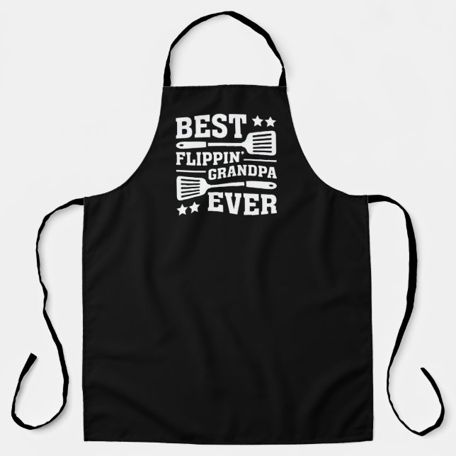 Best Flippin’ Grandpa Ever Apron (Front)