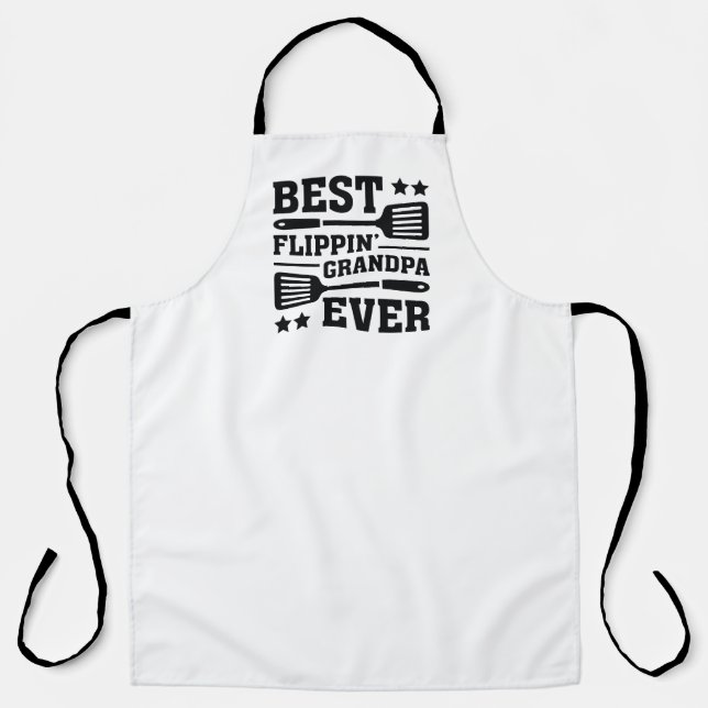 Best Flippin’ Grandpa Ever Apron (Front)