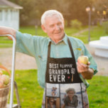 Best Flippin' Grandpa Ever | Photo Collage Apron<br><div class="desc">This sweet punny apron is perfect for dads who love to grill!!! Modern two toned colour block 10 photo collage. Featuring "Best flippin' Grandpa ever". These are Father’s Day gifts that are perfect for any dad. A gift that he will treasure for a lifetime! Can be customized for any moniker...</div>