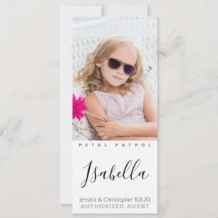 Best Flower Girl Ever Photo Cards