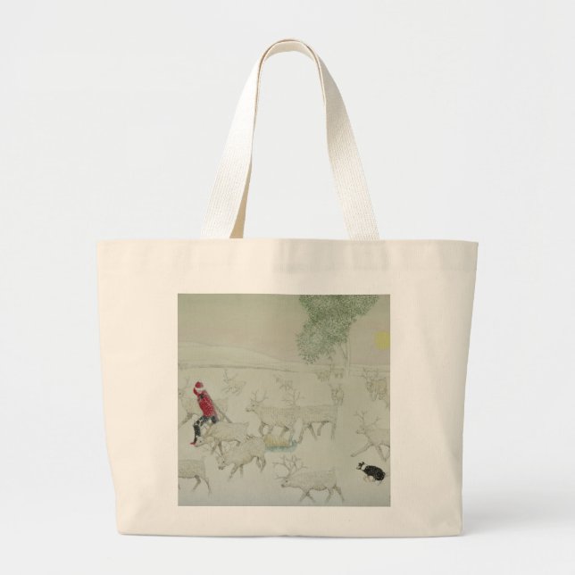 Best foot forward large tote bag (Front)