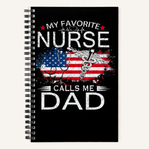 Best For Nurse Nurse Dad Notebook