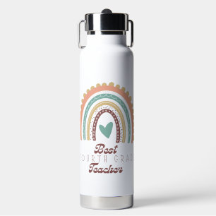 'Best Fourth Grade Teacher' Appreciation Gift Water Bottle