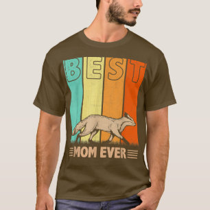 Best Fox Mom Ever Retro Graphic Mama Mother's Day T-Shirt