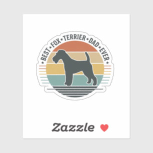 Best Fox Terrier Dad Ever Vintage Dog Shirt_1