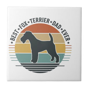 Best Fox Terrier Dad Ever Vintage Dog Shirt_1 Tile