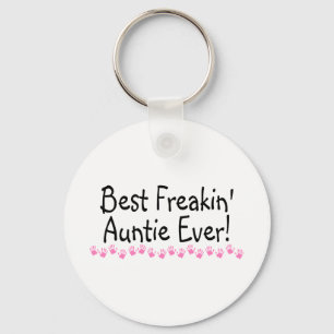Best Freakin Auntie Ever Keychain