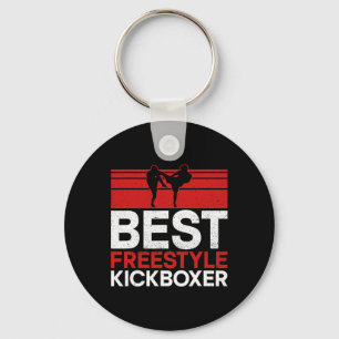 Best Freestyle Kickboxer - Material Arts Kickboxin Keychain