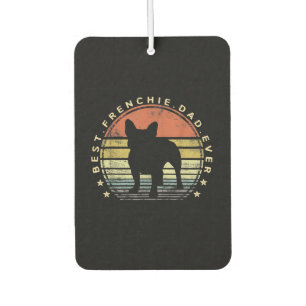best frenchie dad ever   daddy french bulldog gift air freshener