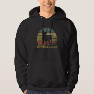 Best Frenchie Dad Ever French Bulldog Dad Fathers Hoodie