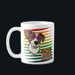 Best Frenchie Dad Ever Funny Dog Lover Gift Coffee Mug<br><div class="desc">Bring a smile to any dog father's face with this "Best Frenchie Dad Ever" design, featuring a cool pup rocking pink heart sunglasses. It captures the fun and loving personality of the breed, making it a standout gift for the man who treats his pet like royalty. This colorful, retro-style graphic...</div>