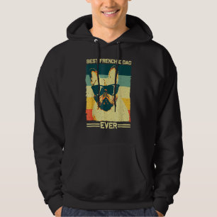 Best Frenchie Dad Men Father French Bulldog Hoodie