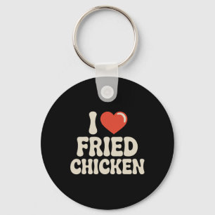 Best Fried Chicken Art For Men Women Kid Fried Chi Keychain