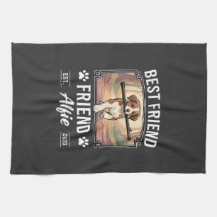 Best Friend Alfie Dog Lover Kitchen Towel