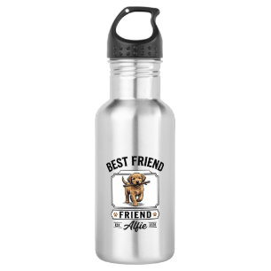 Best Friend Alfie Vintage Dog Lover Design_1 532 Ml Water Bottle