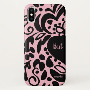 Best Friend   "Best" Half   Trendy Pattern Case-Mate iPhone Case