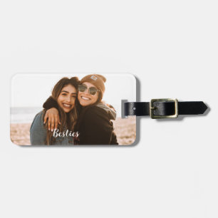 Best Friend Besties Custom Photo Luggage Tag