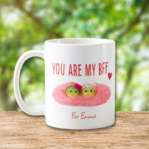 Best friend bff bestie pink birthday coffee mug