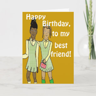 Best friend birthday Card