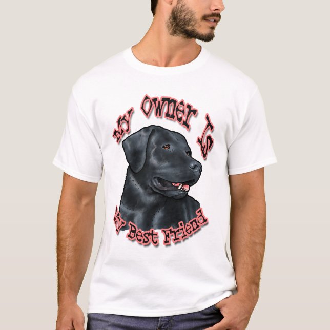 Best Friend Black Lab Shirt (Front)