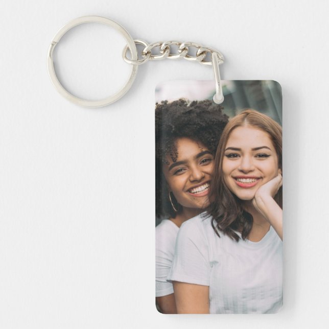 Best Friend Custom Photo Create your own  Keychain (Front)