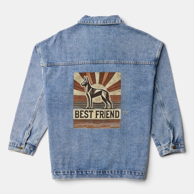 Best Friend Denim Jacket (Back)