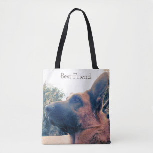 Best Friend. Dog. Tote Bag