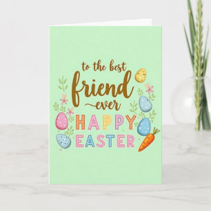 Best Friend Easter Greeting Card