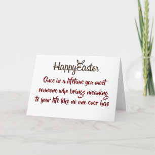 **BEST FRIEND EVER** AT "EASTER" HOLIDAY CARD