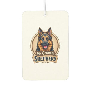 Best Friend Ever My German Shepherd Vintage Dog Lo Air Freshener