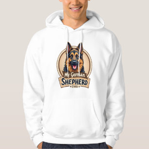 Best Friend Ever My German Shepherd Vintage Dog Lo Hoodie