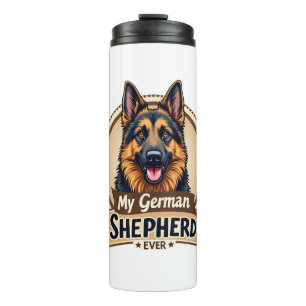 Best Friend Ever My German Shepherd Vintage Dog Lo Thermal Tumbler