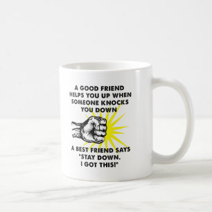 Best Friend Fighting Funny Mug