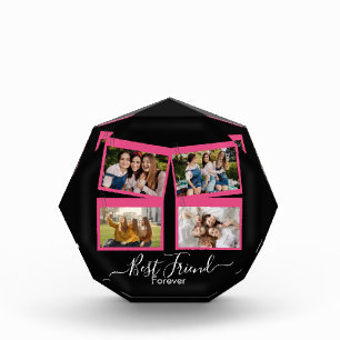 Best Friend Forever Octagon Photo Collage Gift Block