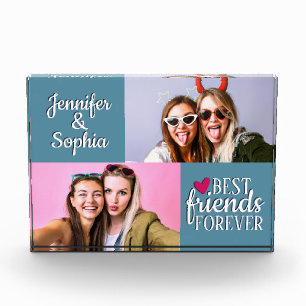 Best Friend forever two pictures template modern Photo Block