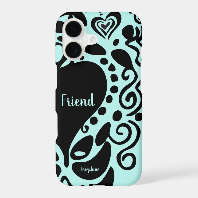 Best Friend | "Friend" Half | Trendy Pattern (Back)