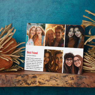 Best Friend Friendship Day Photo Plaque