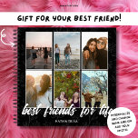 Best Friend Gift For BFF birthday christmas  Photo Notebook<br><div class="desc">Introducing our Black Notebook featuring photo collage of you and your best friend's photos, the perfect and thoughtful way to capture and cherish all your favourite memories with your bestie! This notebook is not just any ordinary notebook – it's a personalized keepsake that celebrates the special bond between you and...</div>