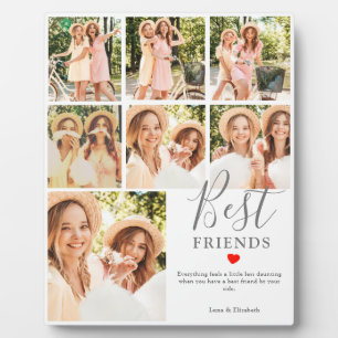 Best Friend Gift For Custom Photo Collage Plaque