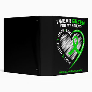 Best Friend Gifts I Wear Green For My Friend Cereb Binder