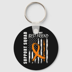 Best Friend Gifts Multiple Sclerosis Flag Support  Keychain