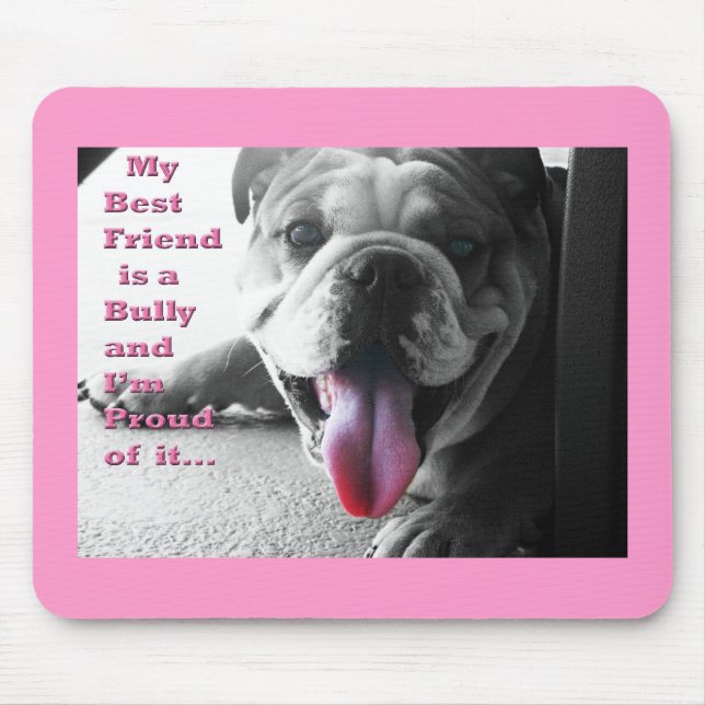 best friend mouse pad (Front)
