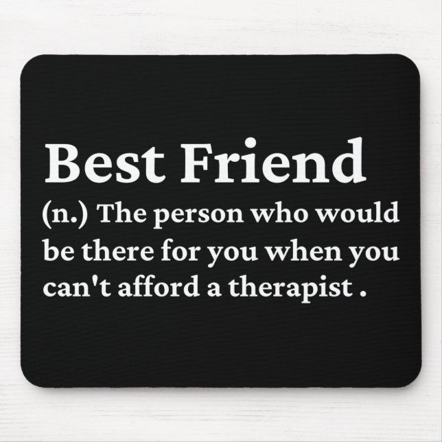 Best Friend Mouse Pad (Front)